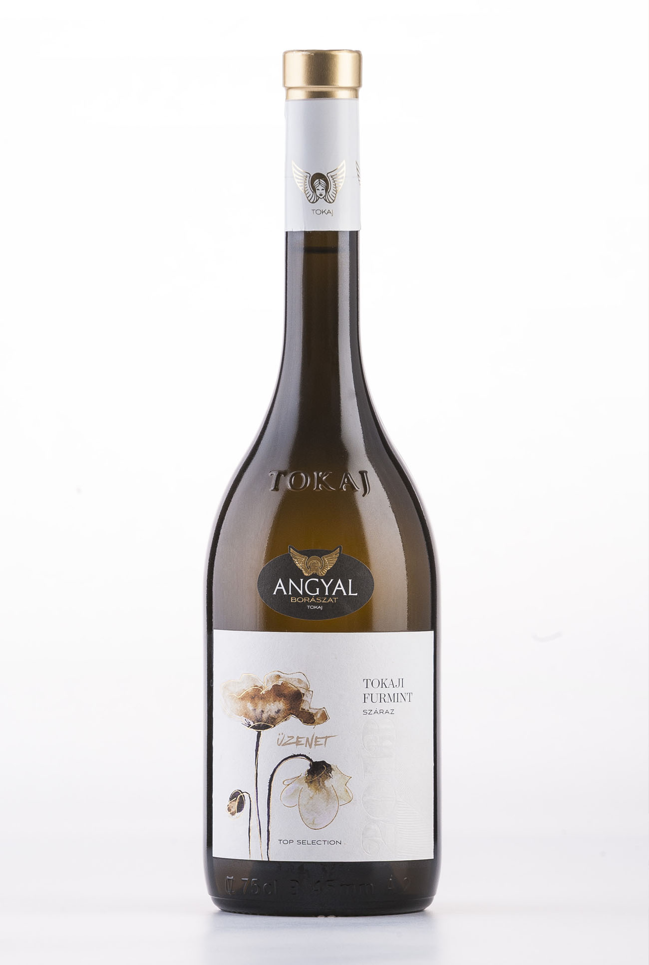 Angyal borászat borcsomagolás - Üzenet furmint címke